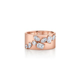 MICHAEL M Engagement Rings Montage Wide Cluster Band