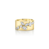 MICHAEL M Engagement Rings Montage Wide Cluster Band