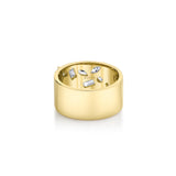 MICHAEL M Engagement Rings Montage Wide Cluster Band