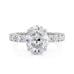 MICHAEL M Engagement Rings Platinum Meksian R901-3