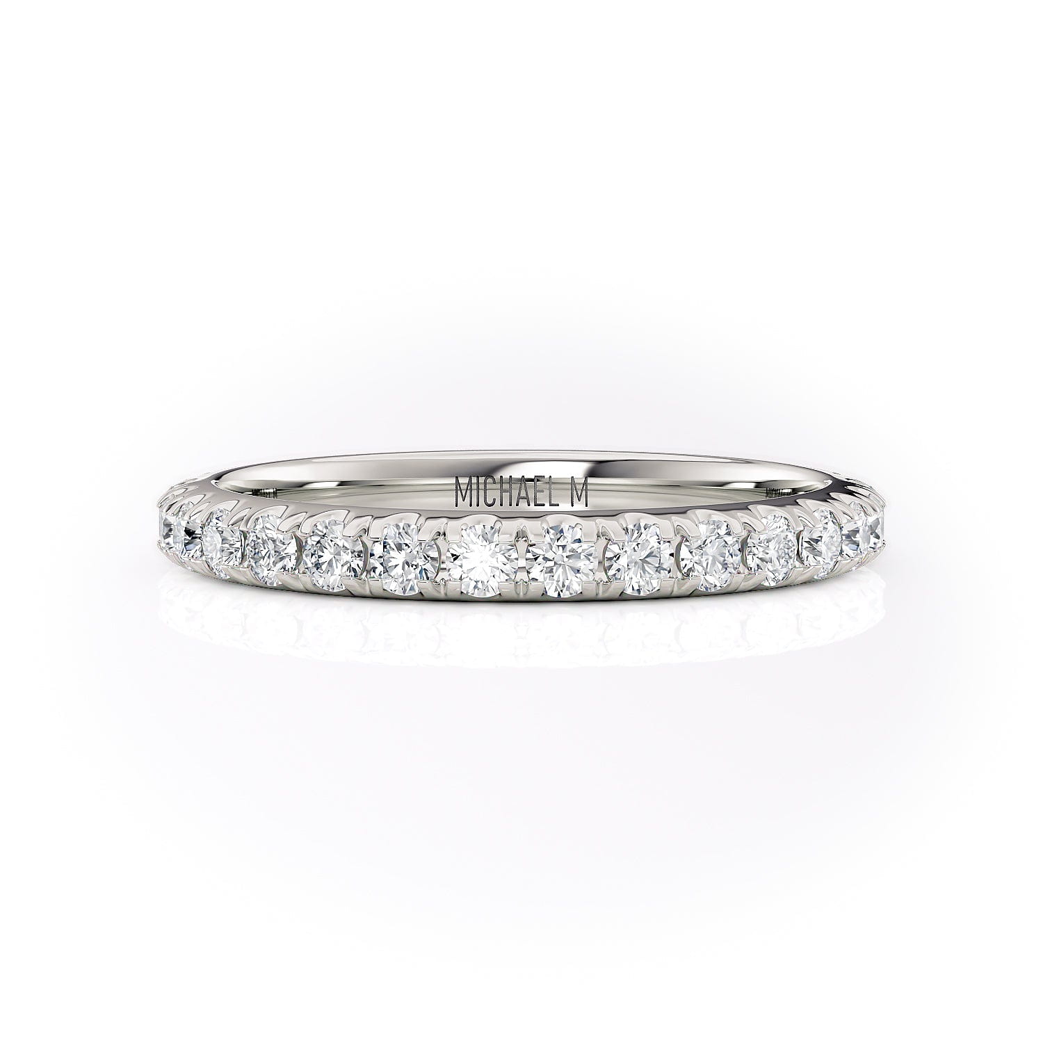 MICHAEL M Engagement Rings Platinum Wedding Band R660B
