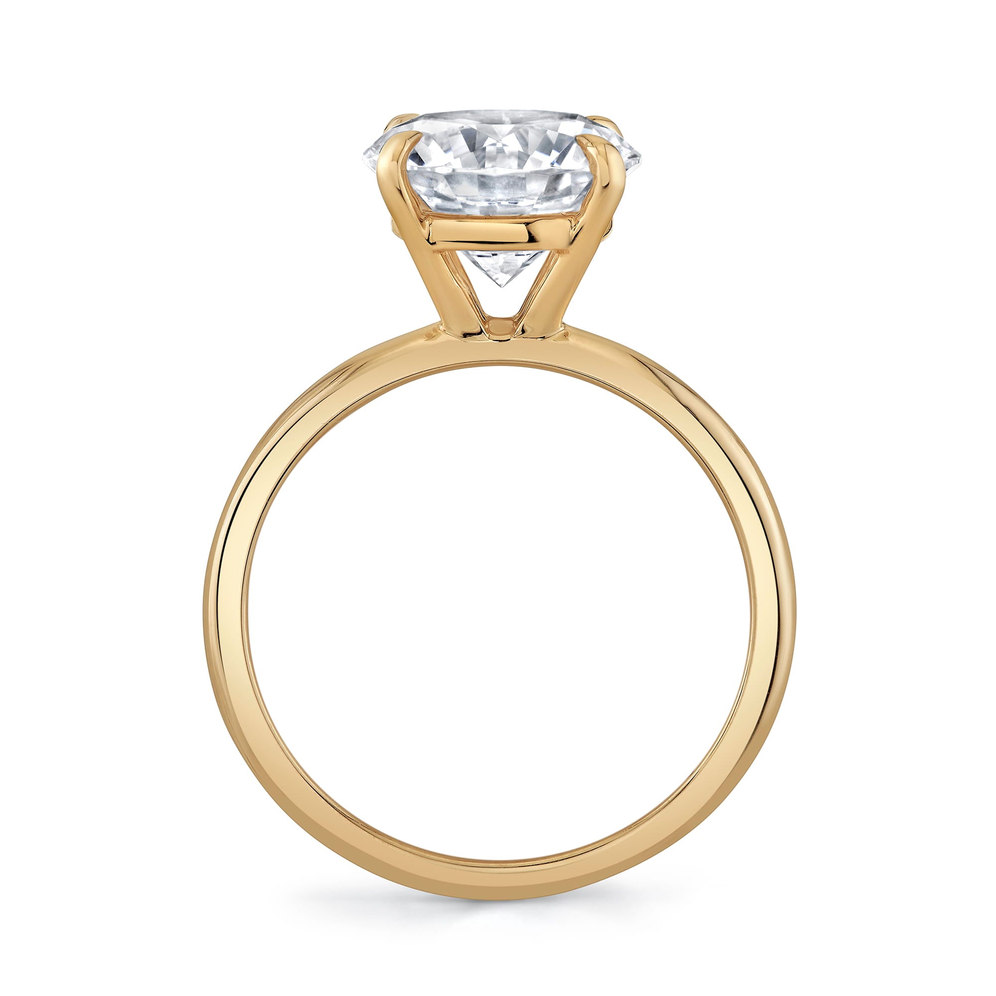 MICHAEL M Engagement Rings Solitaire R706 High Polished