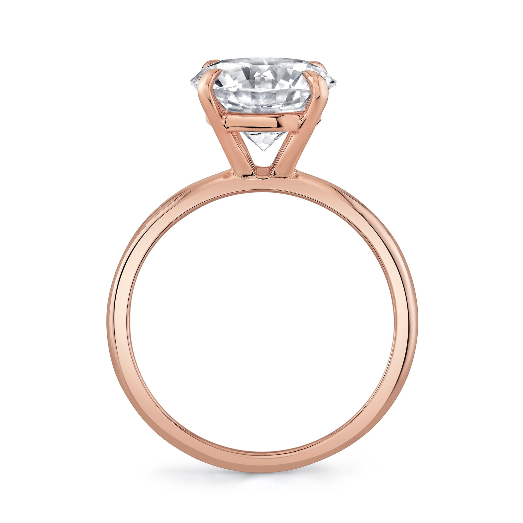 MICHAEL M Engagement Rings Solitaire R706 High Polished