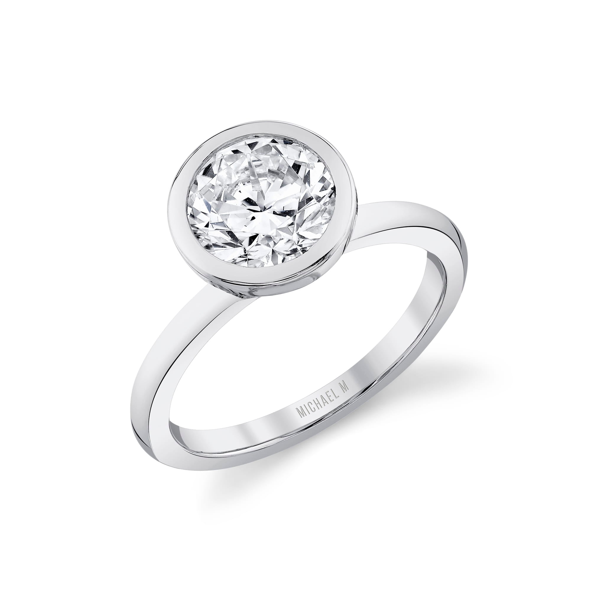 MICHAEL M Engagement Rings Solitaire R838 Round