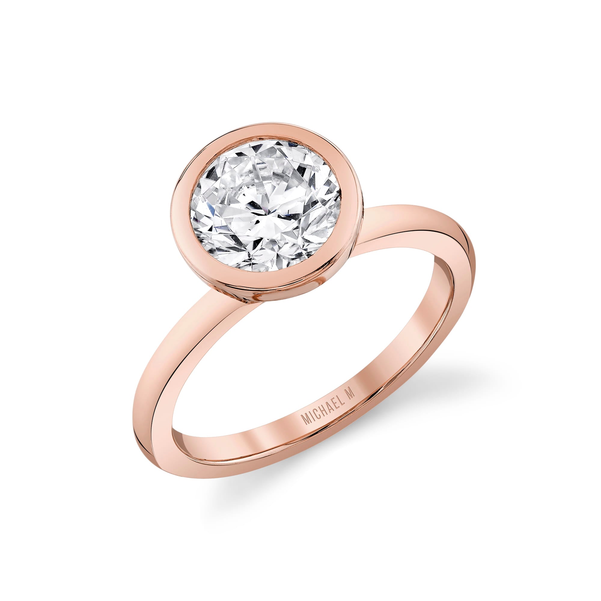 MICHAEL M Engagement Rings Solitaire R838 Round