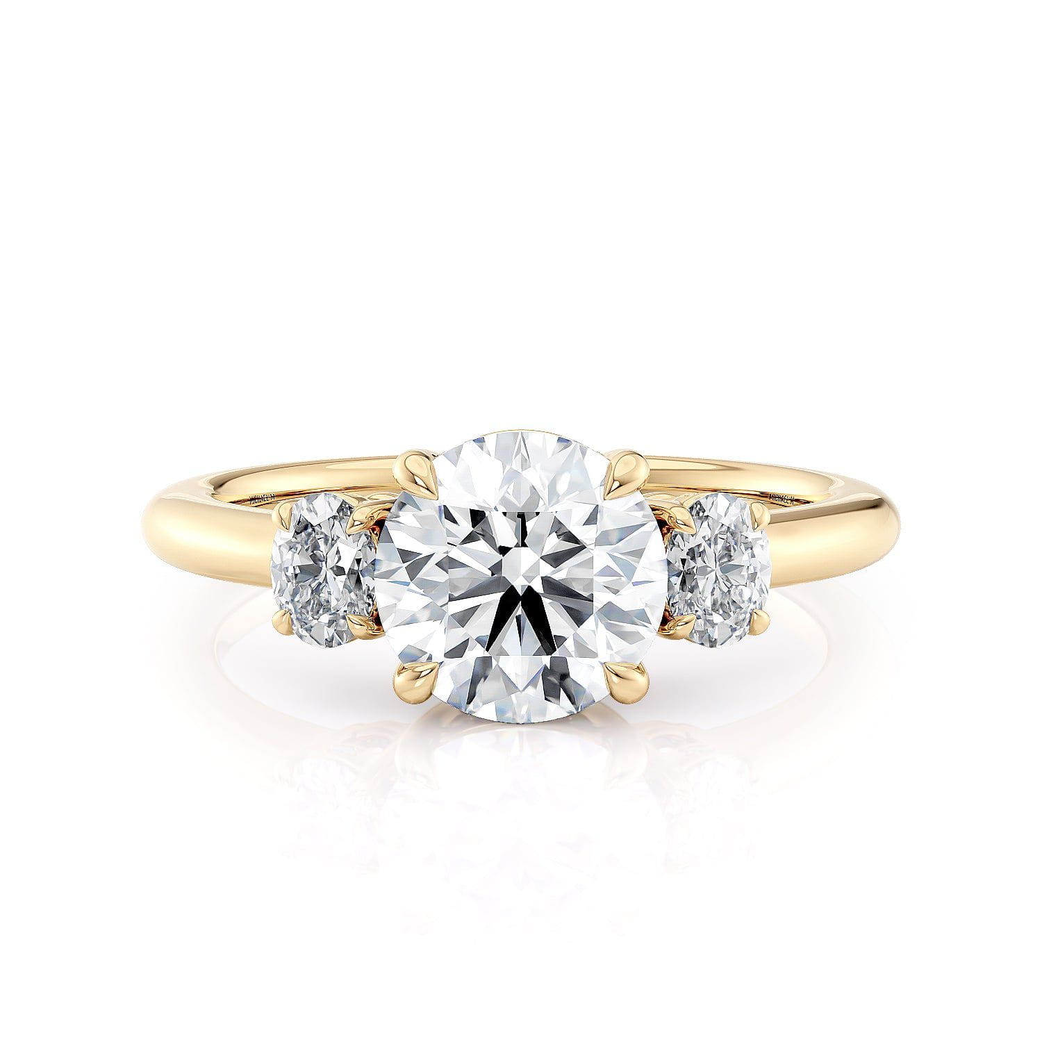 MICHAEL M Engagement Rings Trinity R806-1.5