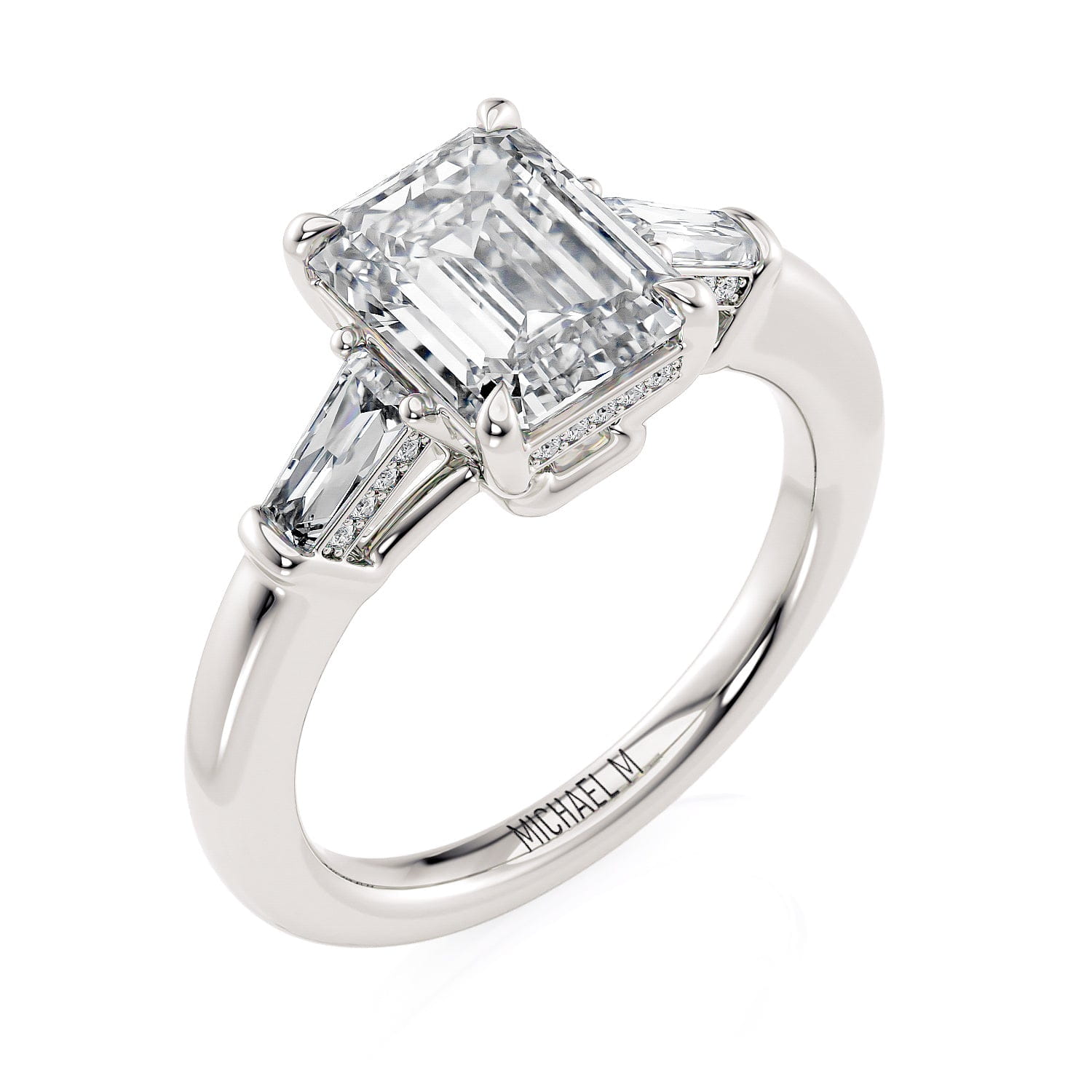 MICHAEL M Engagement Rings Trinity R807-2