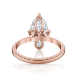 MICHAEL M Engagement Rings Tulip R849 High Polished