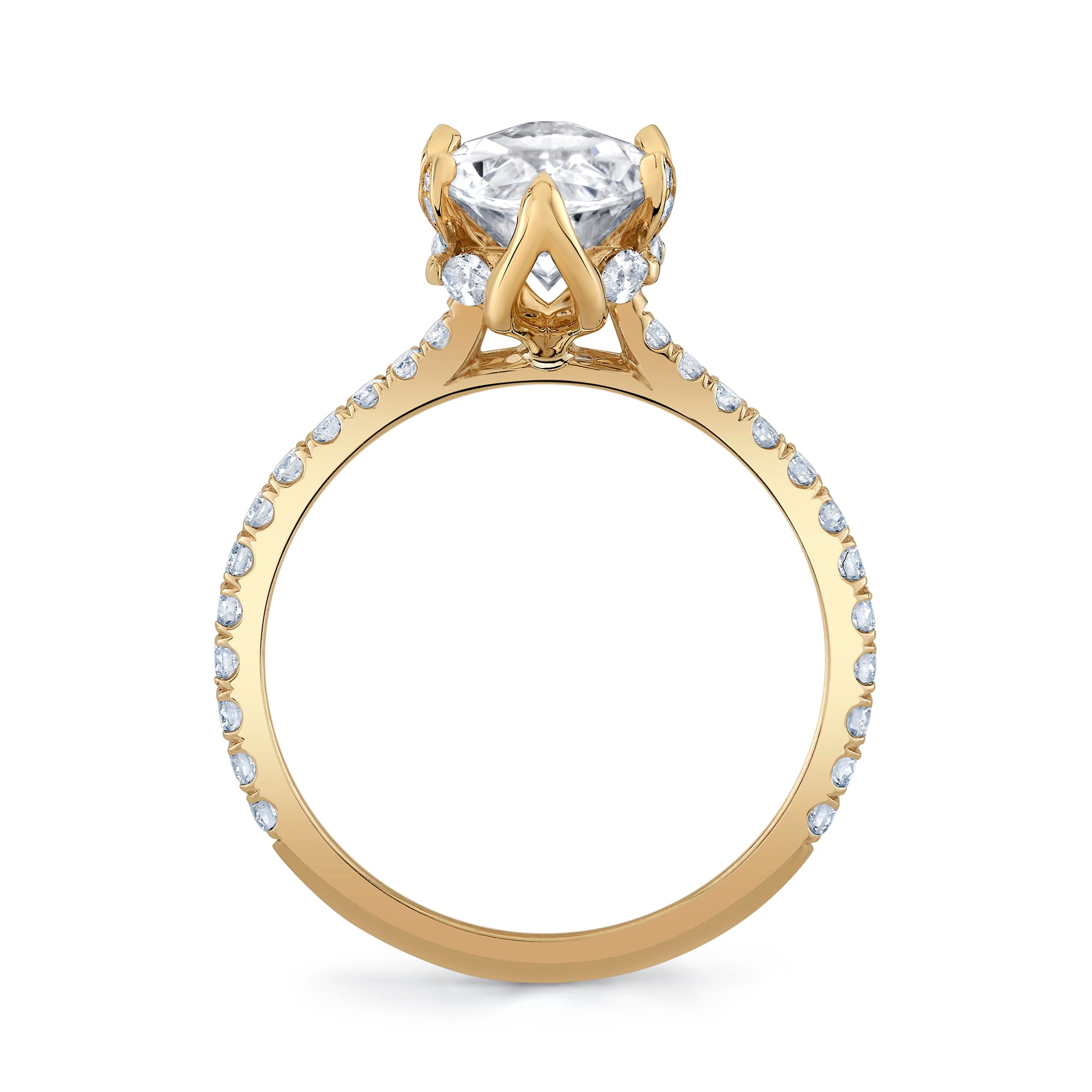 MICHAEL M Engagement Rings Tulip R850U
