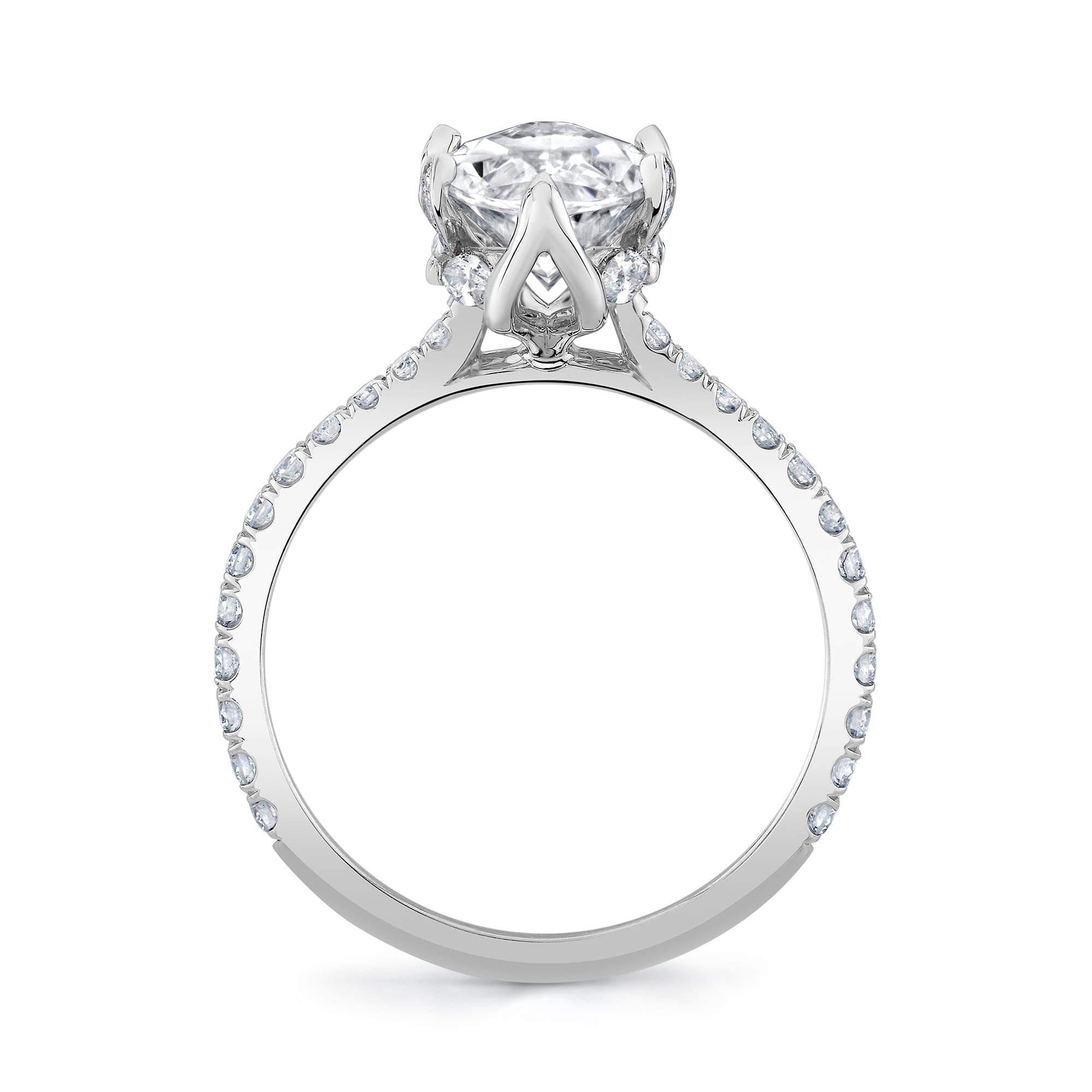 MICHAEL M Engagement Rings Tulip R850U