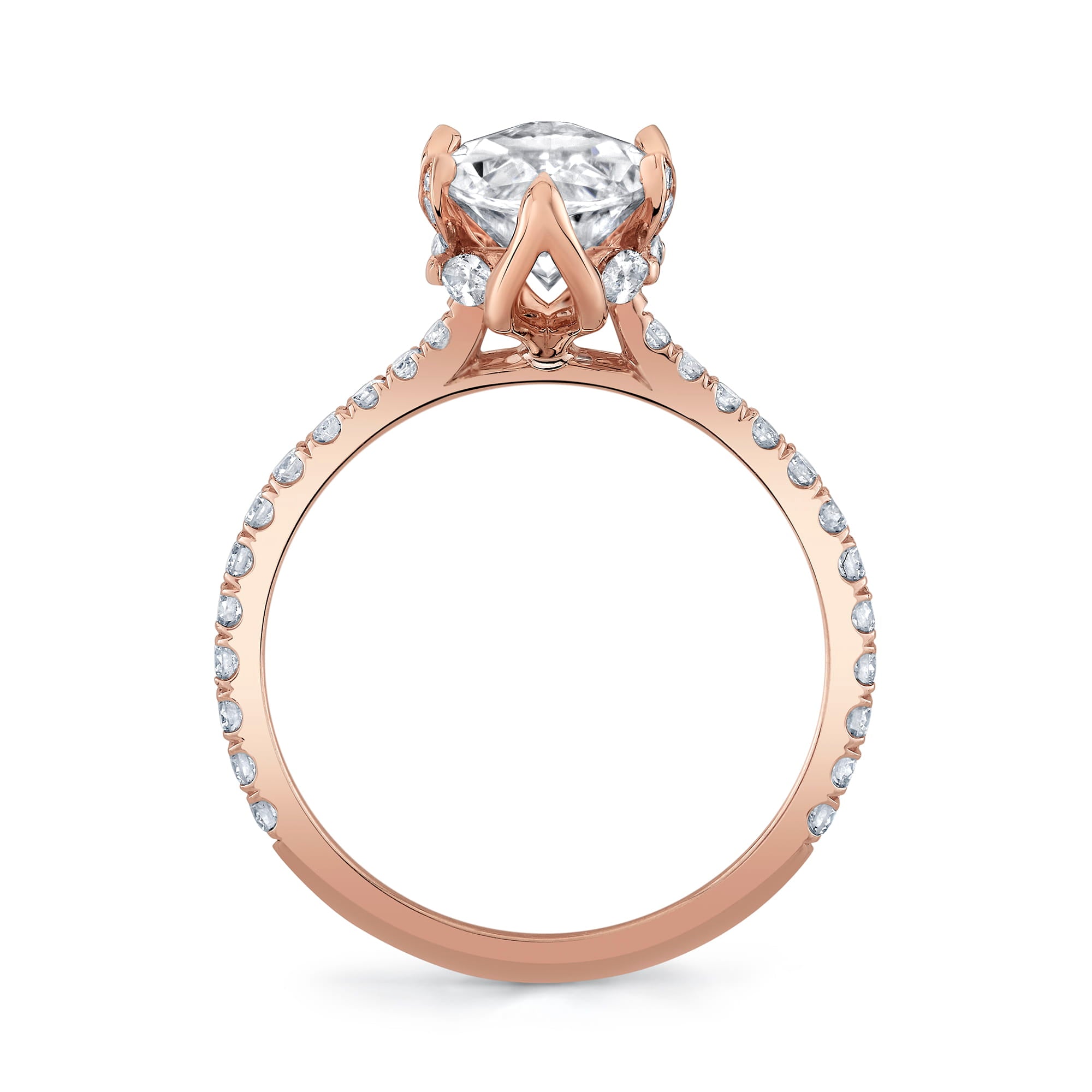 MICHAEL M Engagement Rings Tulip R850U