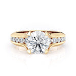 MICHAEL M Engagement Rings Yellow Gold Strada R680-2 R680-2YG