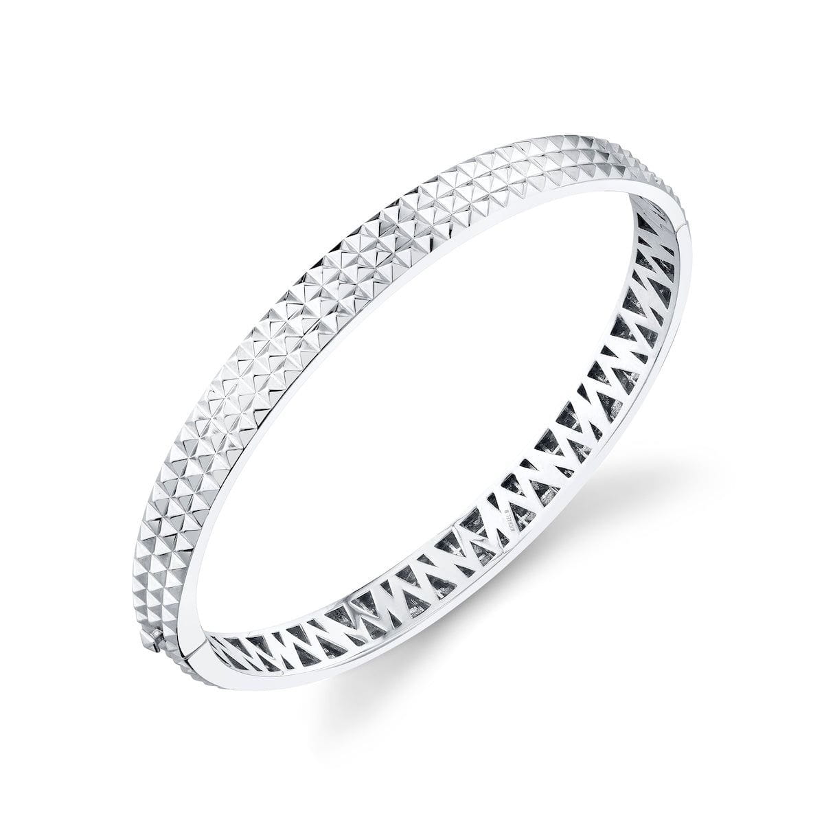 MICHAEL M Fashion Bracelets 14K White Gold Men's Tetra Bracelet