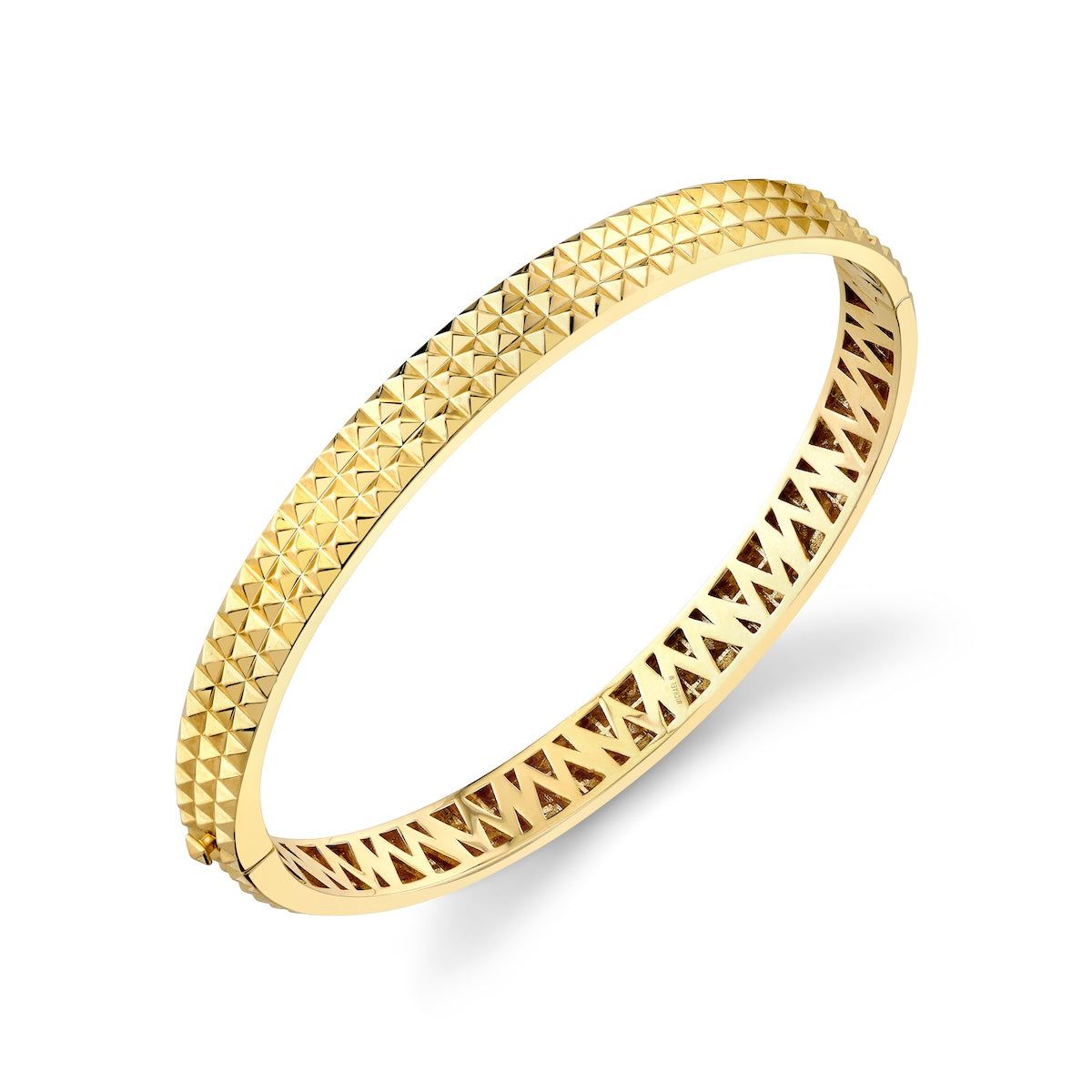 MICHAEL M Fashion Bracelets 14K Yellow Gold / Small Men's Tetra Bracelet BR400S