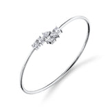 MICHAEL M Fashion Bracelets 18K White Gold Montage Bypass Cuff