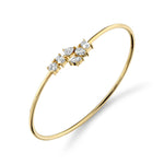 MICHAEL M Fashion Bracelets 18K Yellow Gold Montage Bypass Cuff