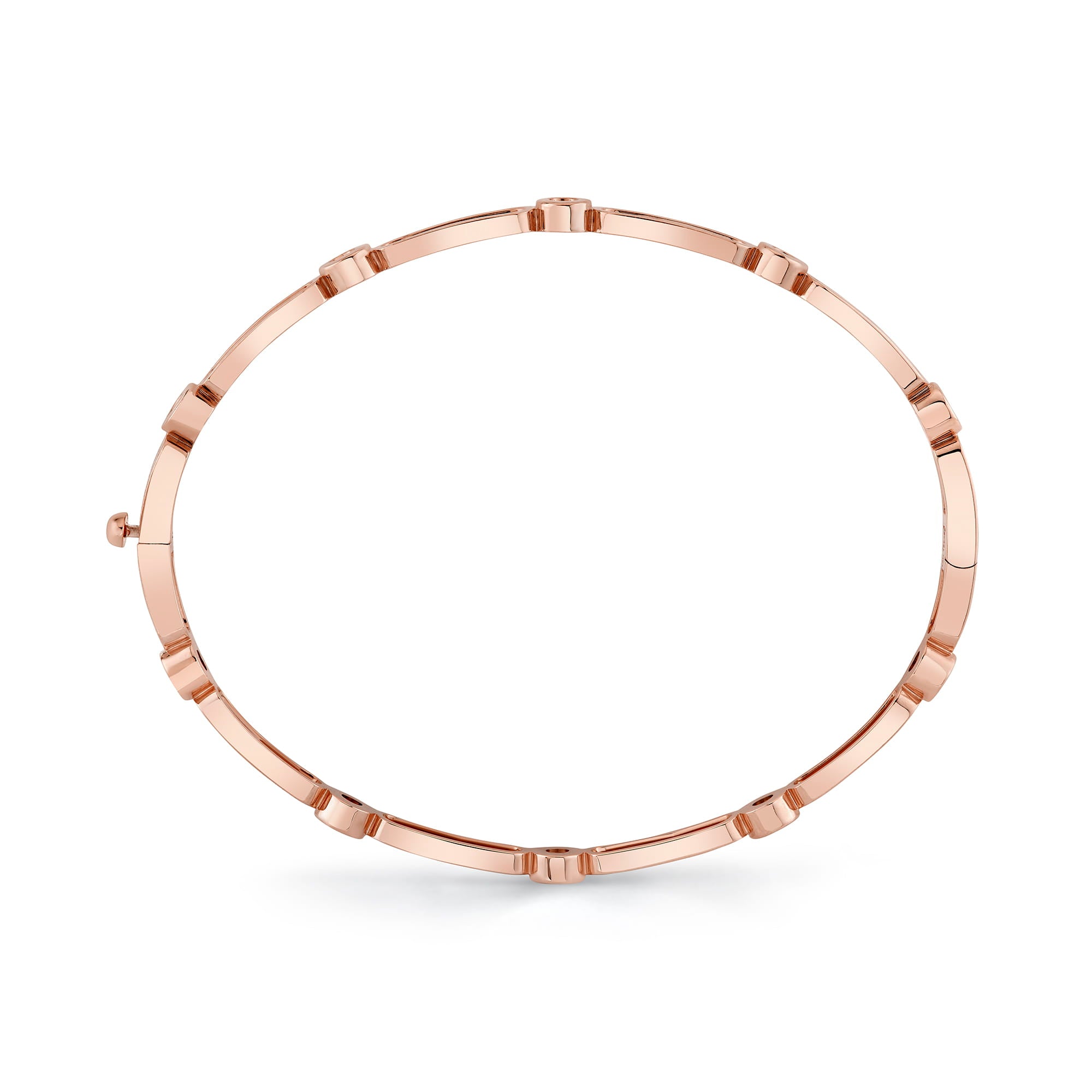 MICHAEL M Fashion Bracelets Connection Hinge Bangle