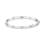 MICHAEL M Fashion Bracelets Connection Hinge Bangle