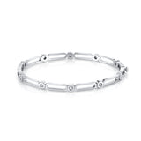 MICHAEL M Fashion Bracelets Connection Hinge Bangle