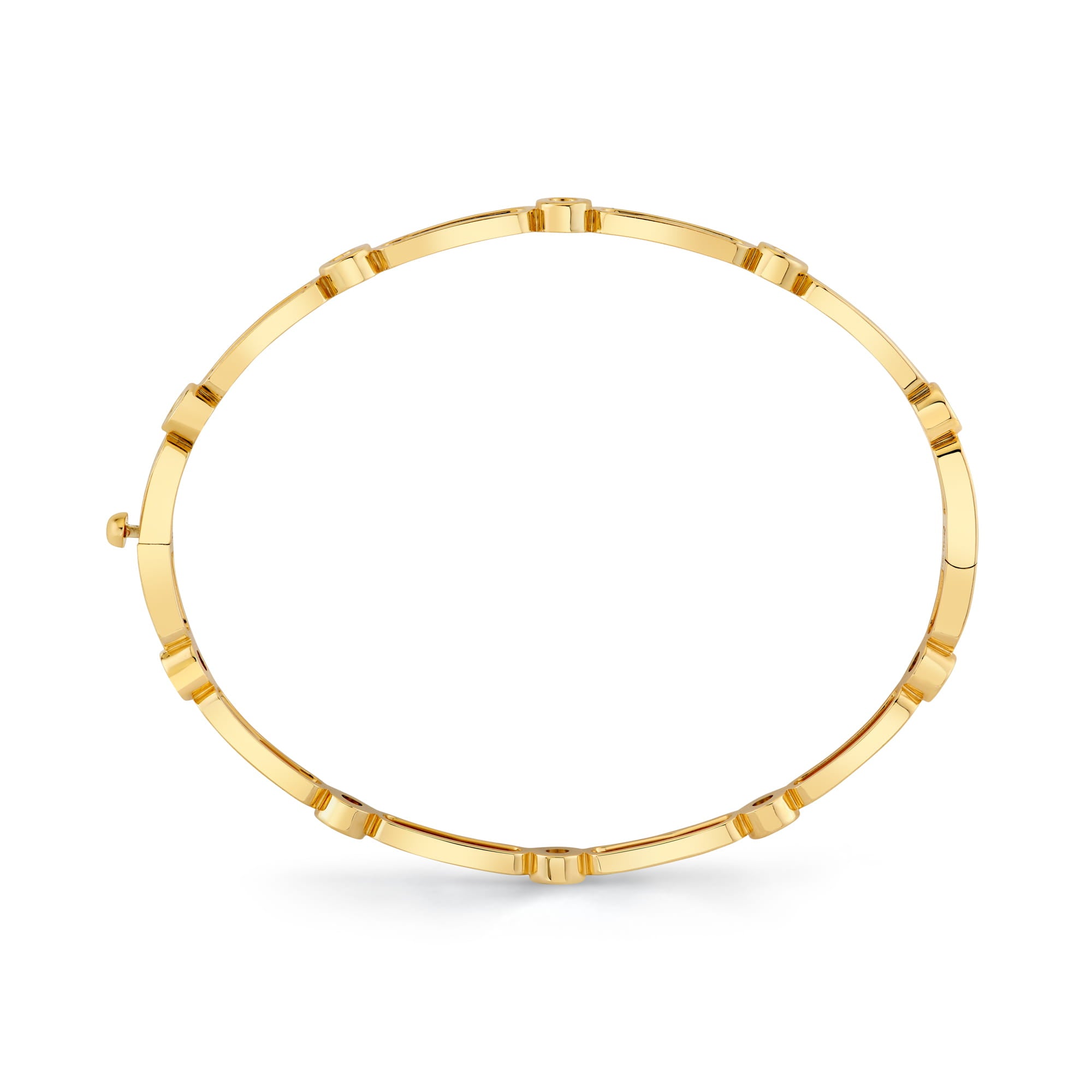 MICHAEL M Fashion Bracelets Connection Hinge Bangle
