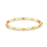 MICHAEL M Fashion Bracelets Connection Hinge Bangle