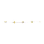 MICHAEL M Fashion Bracelets Montage 3 Cluster Chain Bracelet