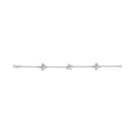 MICHAEL M Fashion Bracelets Montage 3 Cluster Chain Bracelet