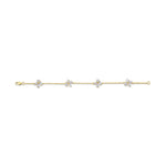 MICHAEL M Fashion Bracelets Montage 4 Cluster Chain Bracelet