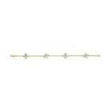 MICHAEL M Fashion Bracelets Montage 4 Cluster Chain Bracelet