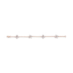 MICHAEL M Fashion Bracelets Montage 4 Cluster Chain Bracelet