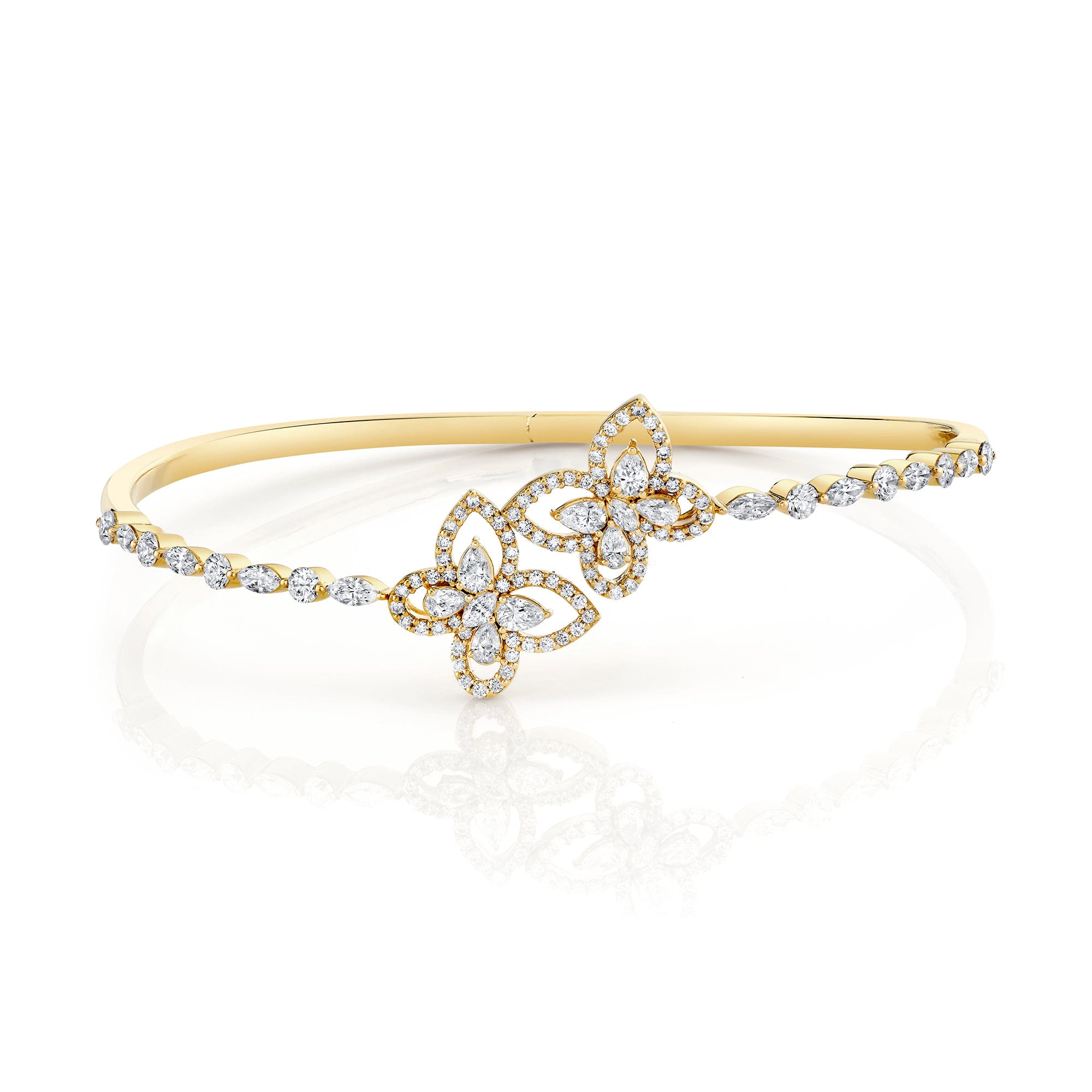 MICHAEL M Fashion Bracelets Montage Butterfly Hinge Cuff