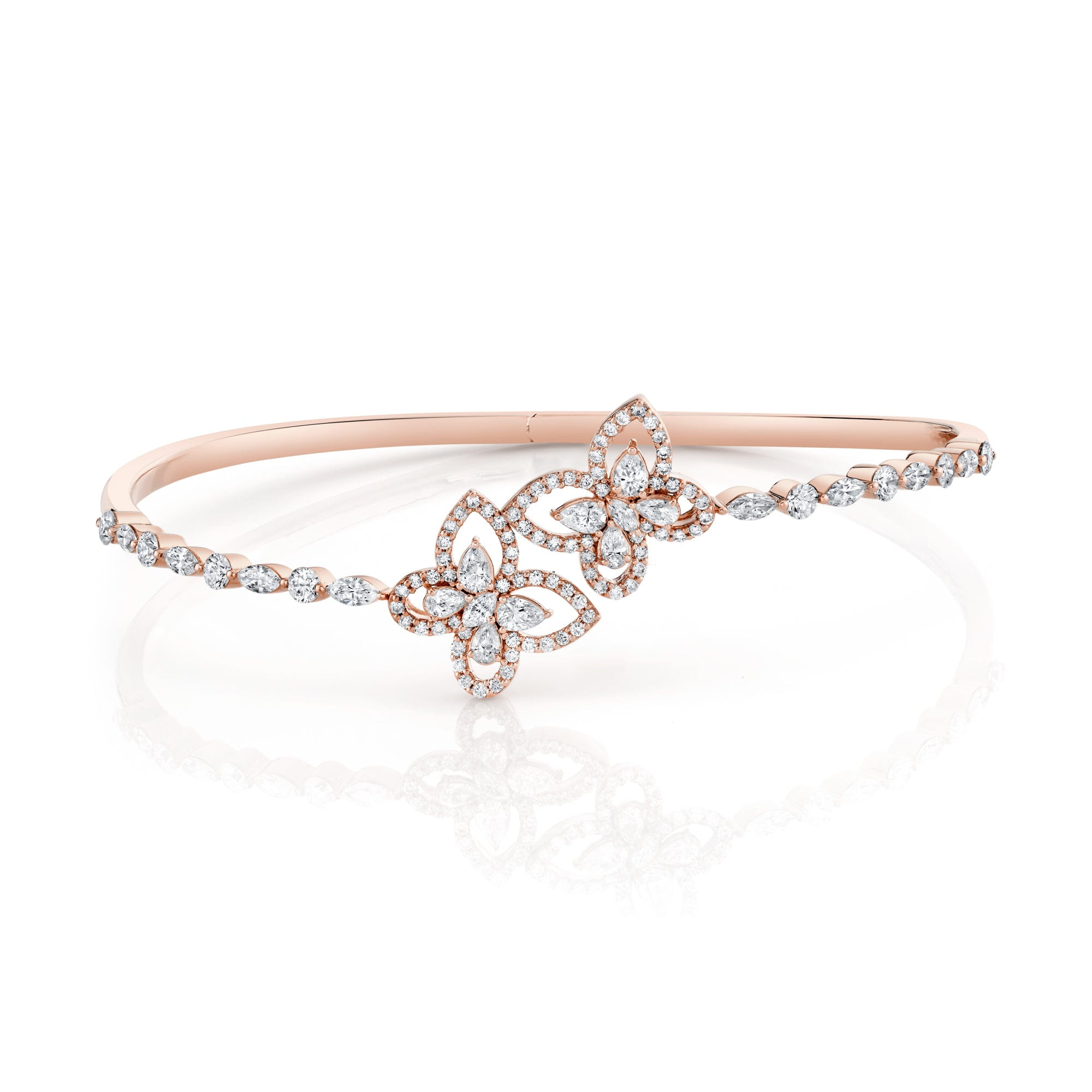 MICHAEL M Fashion Bracelets Montage Butterfly Hinge Cuff