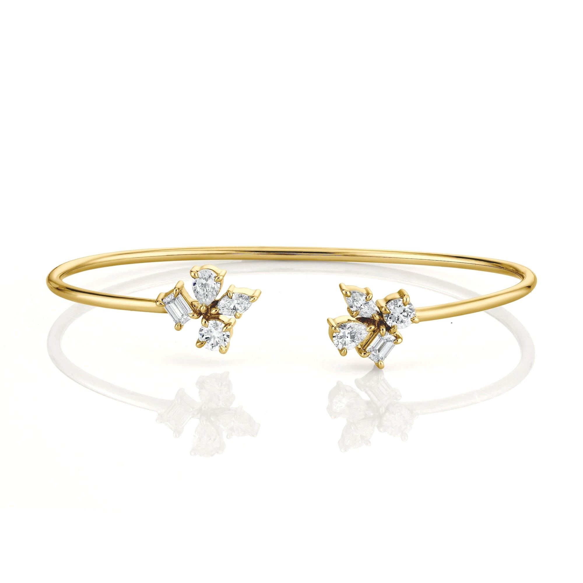 MICHAEL M Fashion Bracelets Montage Cluster Cuff