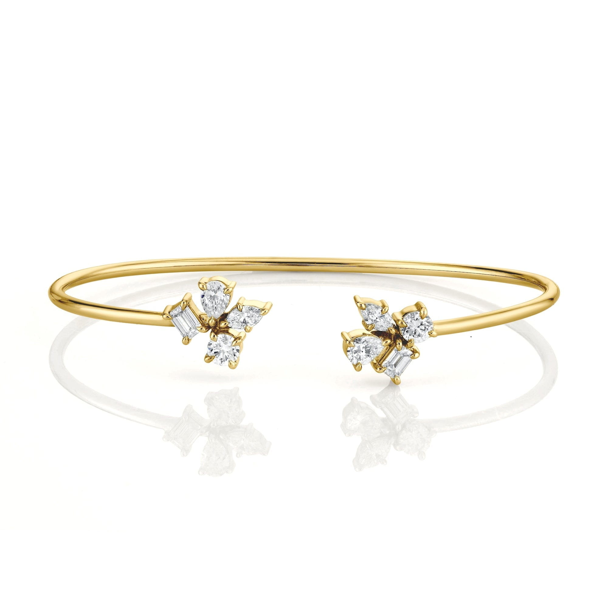 MICHAEL M Fashion Bracelets Montage Cluster Cuff