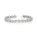 MICHAEL M Fashion Bracelets Montage Cluster Halo Tennis Bracelet