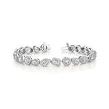 MICHAEL M Fashion Bracelets Montage Cluster Halo Tennis Bracelet