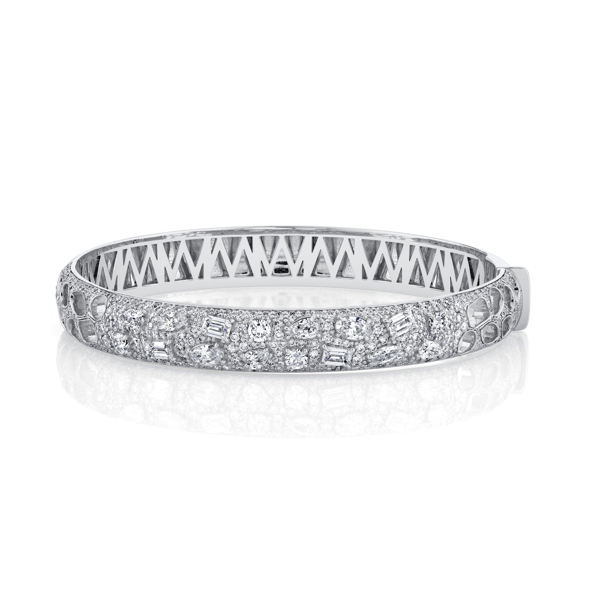 MICHAEL M Fashion Bracelets Montage Luxe Pave Bangle Bracelet
