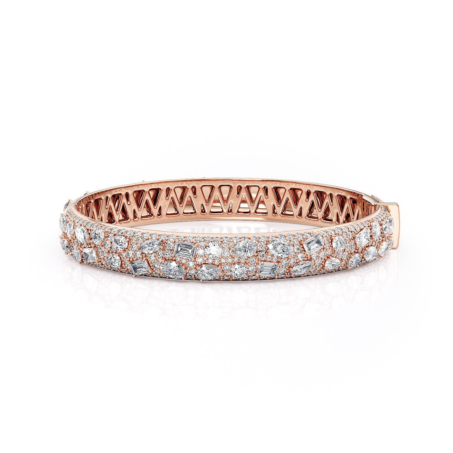 MICHAEL M Fashion Bracelets Montage Luxe Pavé Eternity Bangle Bracelet