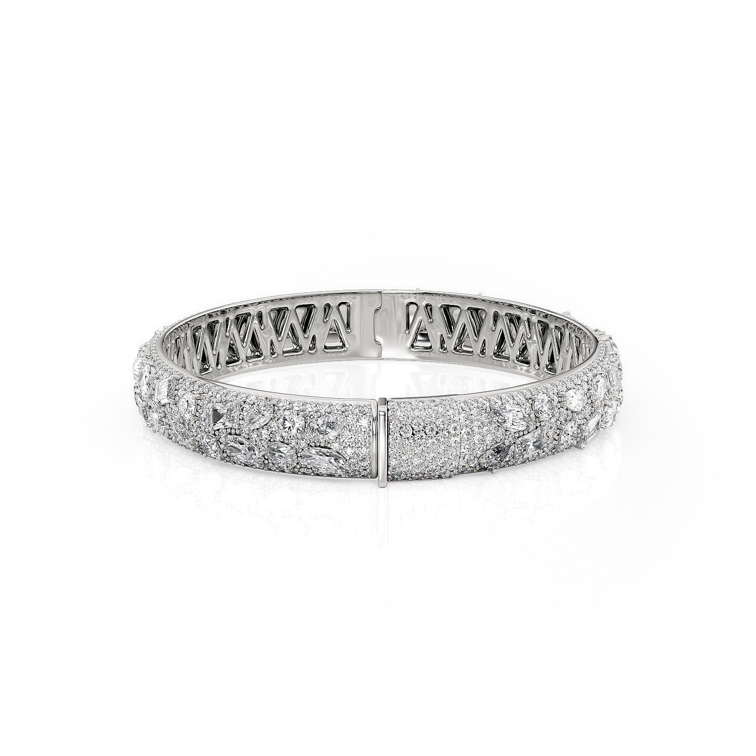 MICHAEL M Fashion Bracelets Montage Luxe Pavé Eternity Bangle Bracelet