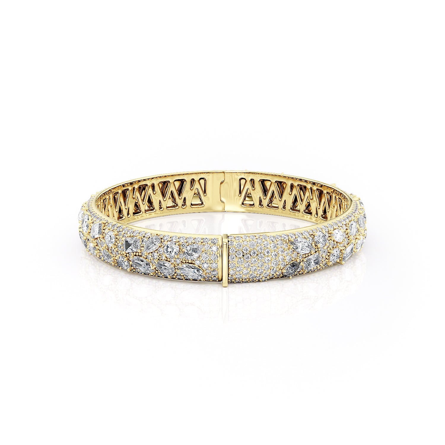 MICHAEL M Fashion Bracelets Montage Luxe Pavé Eternity Bangle Bracelet