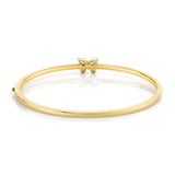 MICHAEL M Fashion Bracelets Montage Single Butterfly Bangle with Pavé
