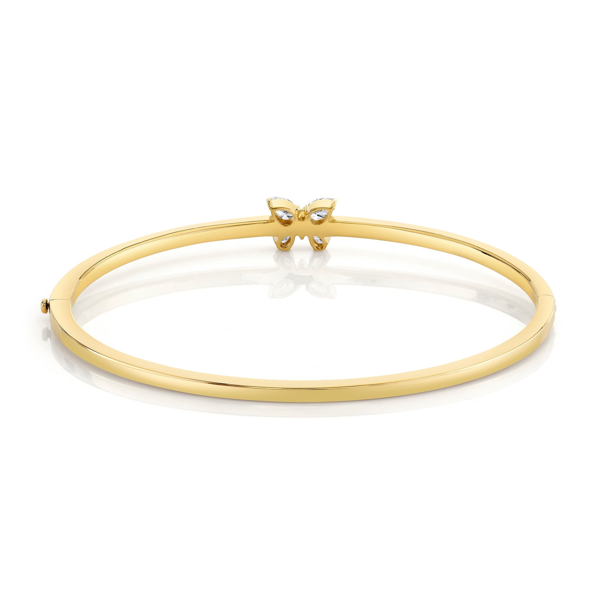 MICHAEL M Fashion Bracelets Montage Single Butterfly Bangle with Pavé