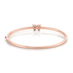 MICHAEL M Fashion Bracelets Montage Single Butterfly Bangle with Pavé