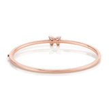 MICHAEL M Fashion Bracelets Montage Single Butterfly Bangle with Pavé