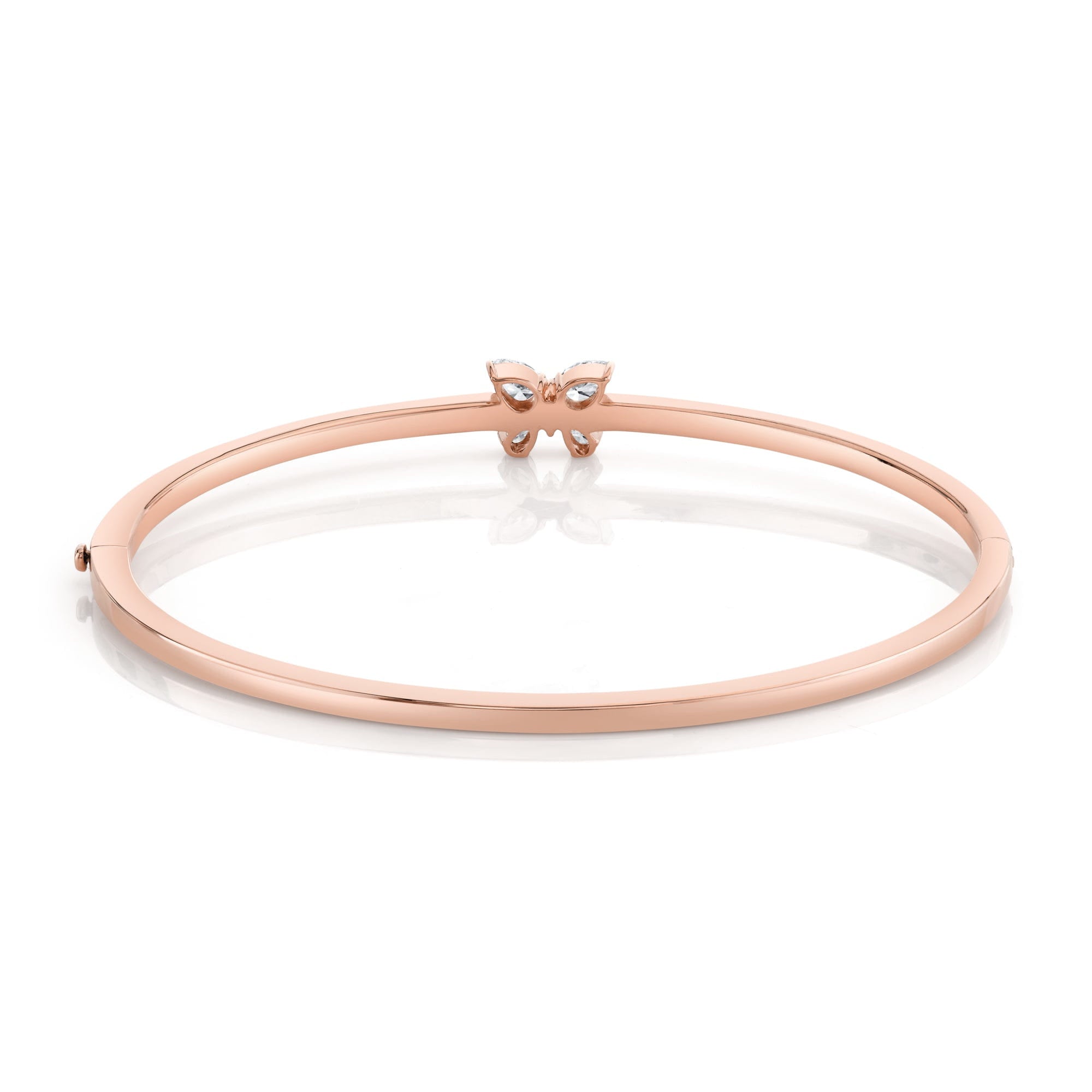 MICHAEL M Fashion Bracelets Montage Single Butterfly Bangle with Pavé