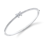 MICHAEL M Fashion Bracelets Montage Single Butterfly Bangle with Pavé