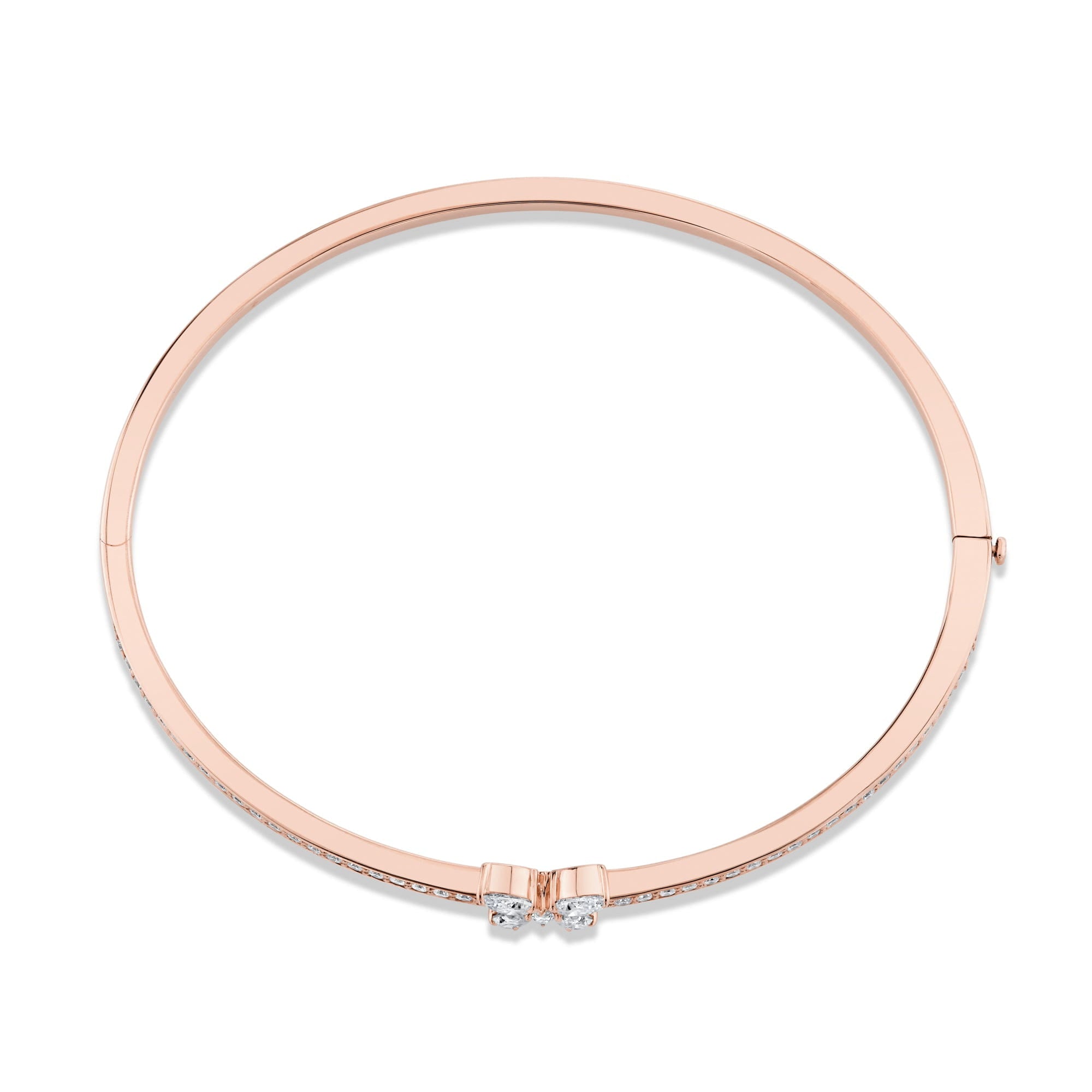 MICHAEL M Fashion Bracelets Montage Single Butterfly Bangle with Pavé