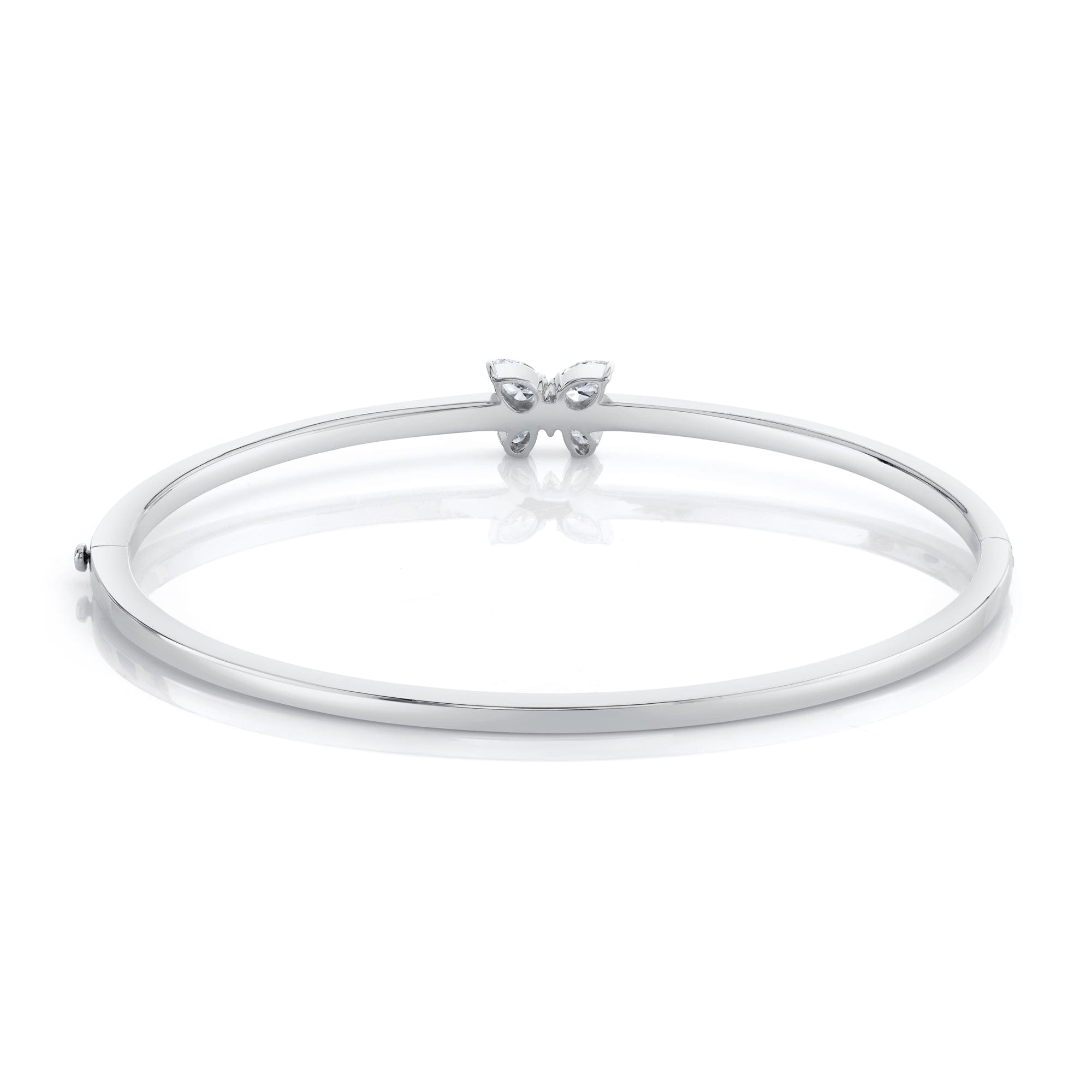 MICHAEL M Fashion Bracelets Montage Single Butterfly Bangle with Pavé