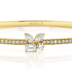 MICHAEL M Fashion Bracelets Montage Single Cluster Bangle