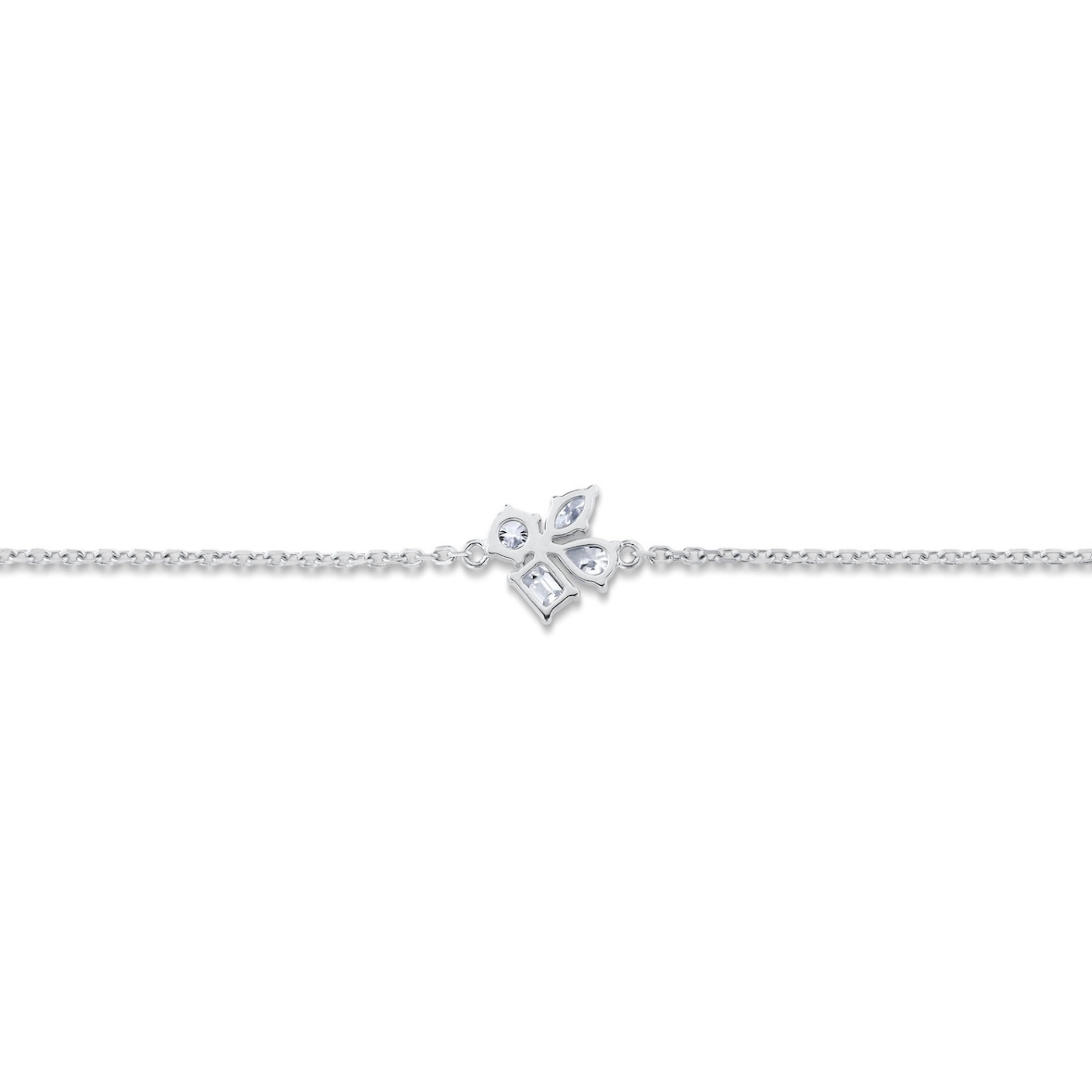 MICHAEL M Fashion Bracelets Montage Single Cluster Chain Bracelet